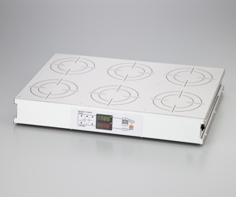 AS ONE日本-六聯式磁石攪拌器-HS-6DN